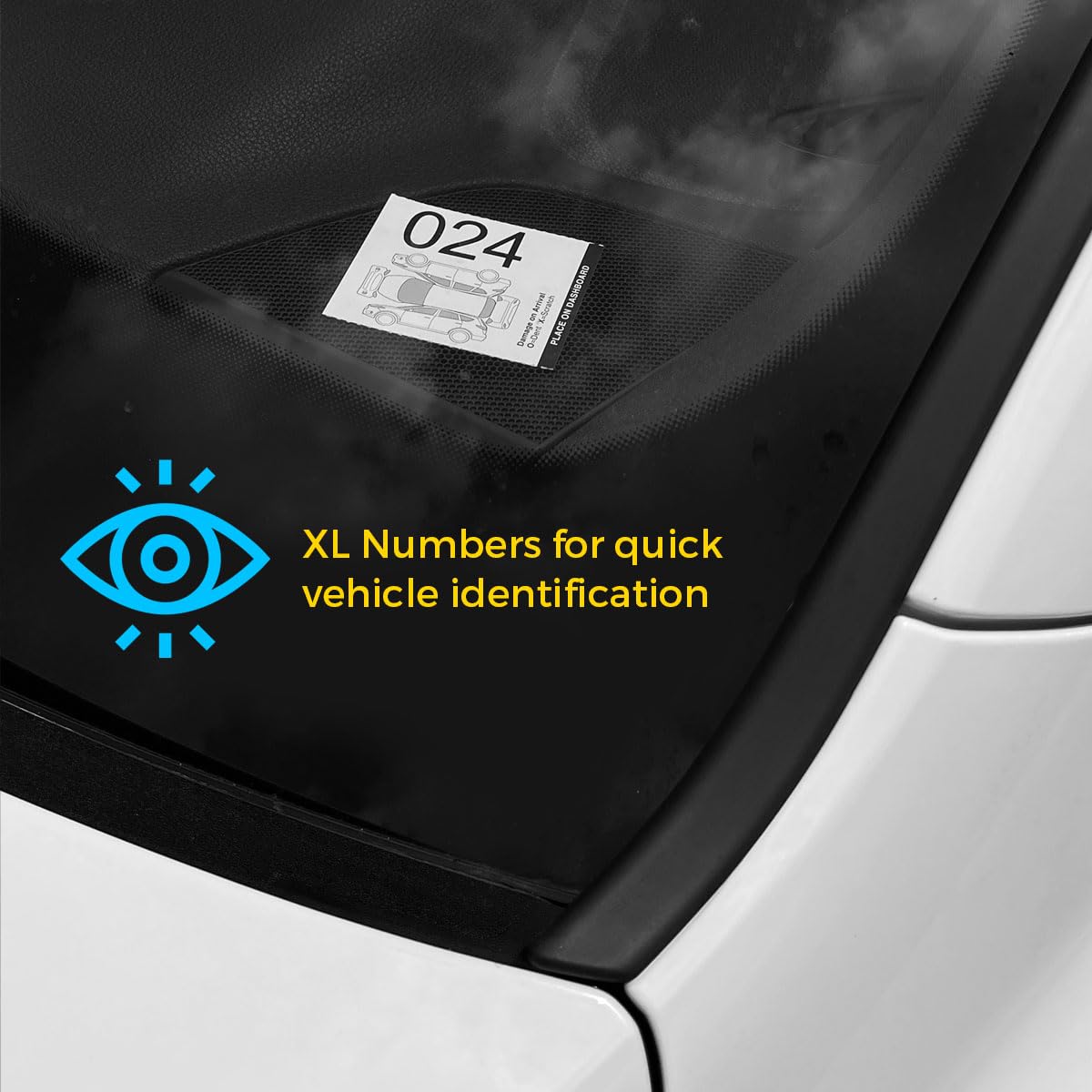 Rio Salto 3-Part Valet Parking Tickets - Perforated Cardstock Valet Claim Checks (000-999) - 3.85