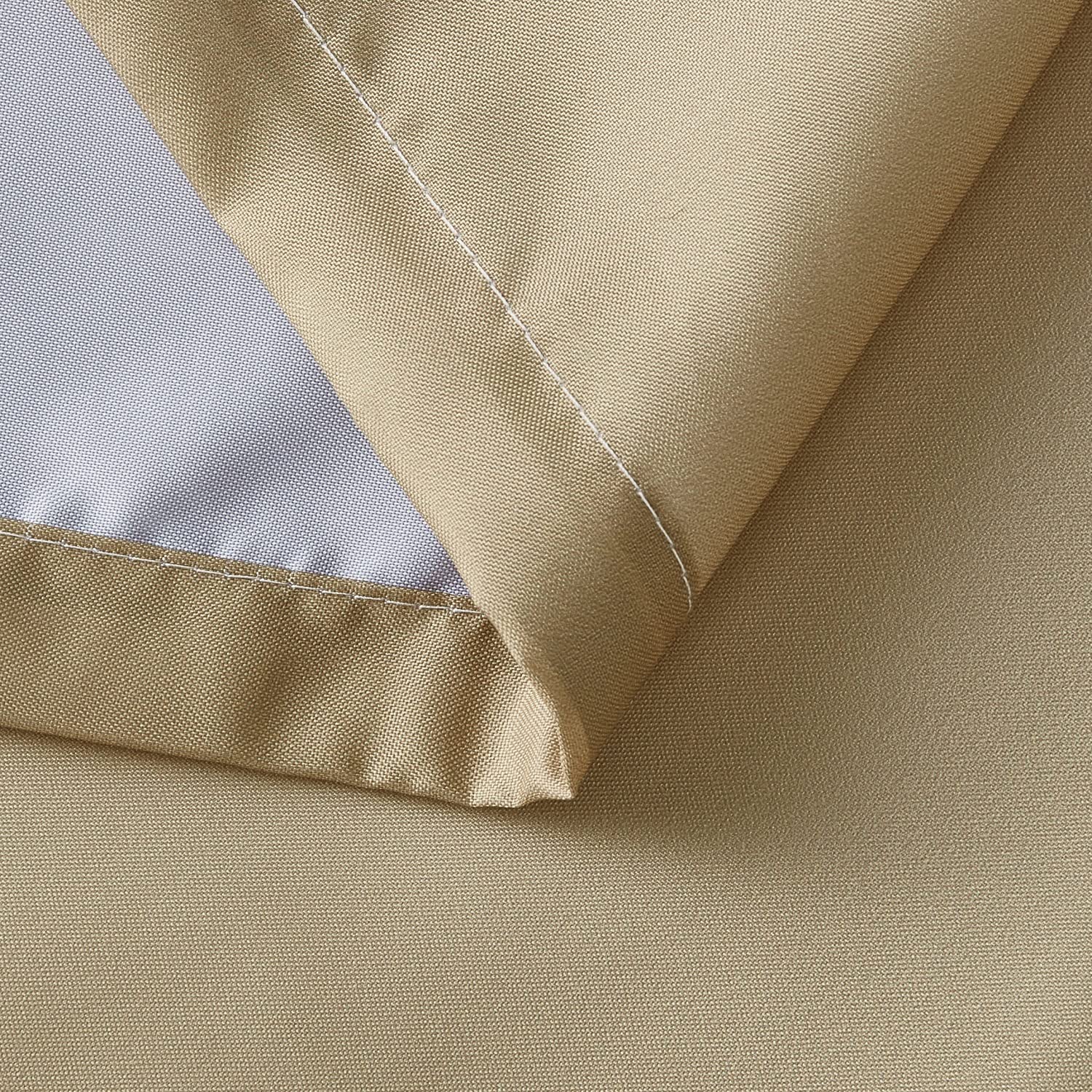 Gold Ombre Shower Curtain - Waterproof Fabric Bath Curtain 72x96