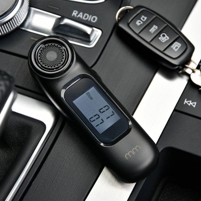 MM - Mini Breathalyzer | Portable Alcohol Tester for Personal & Professional Use | Accurate BAC Detection | Perfect for Parties, Driving Safety & Workplace Testing