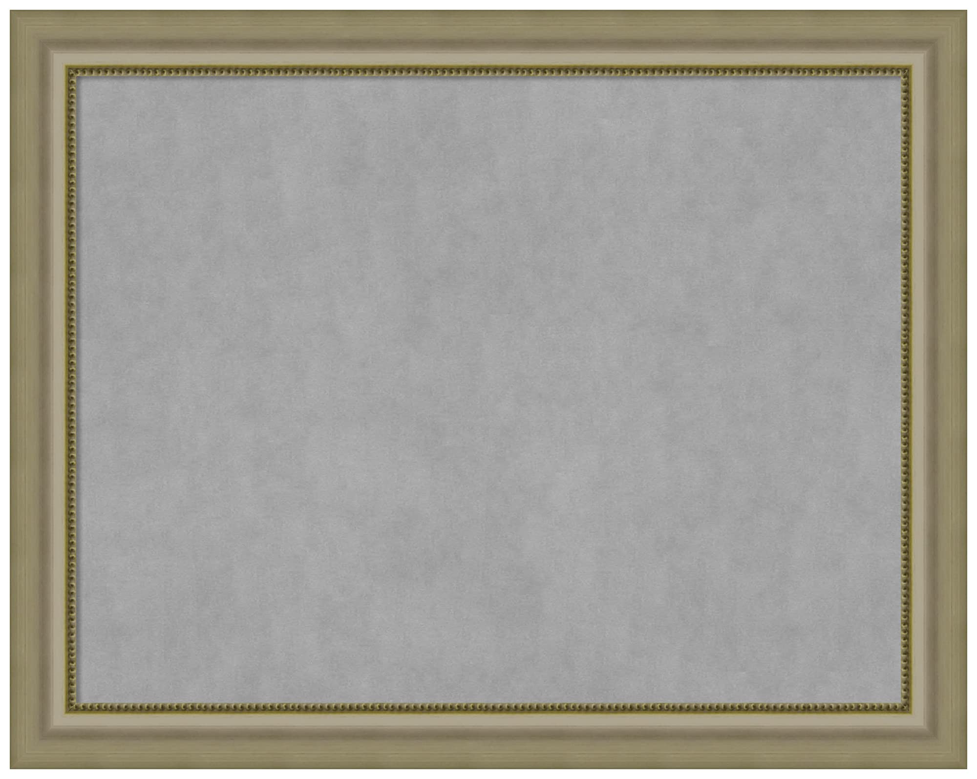 Vegas Silver Custom Framed Magnetic Board 39x31 Inch - Magnetic Dry Erase Whiteboard for Office & Home Organization - Wall Mount Bulletin Board with Frame - Perfect for Schedules, Notes & Memos in Kitchen, Office or Classroom