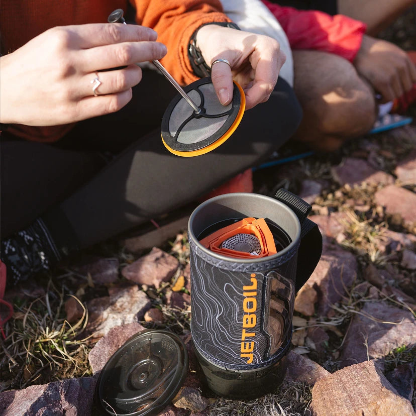 Jetboil Flash Java 1.0L Topo Camping Stove - Portable Cooking System for Backpacking, Hiking & Outdoor Adventures - Compact & Fast Boiling Water for Coffee, Tea & Meals