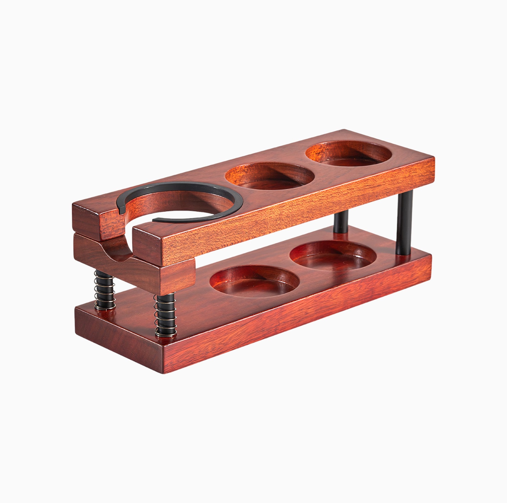 Premium Espresso Tamping Holder with Spring Feedback - Professional Coffee Tamper Stand for Baristas & Home Brewing - Perfect for Espresso Machines & Coffee Shops
