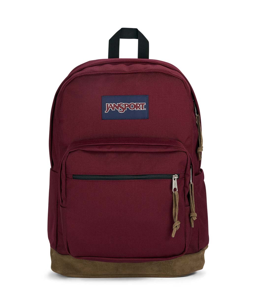 JanSport Right Pack Backpack - Durable School & Travel Backpack for Students & Professionals, Russett Red - Perfect for College, Commuting & Outdoor Adventures