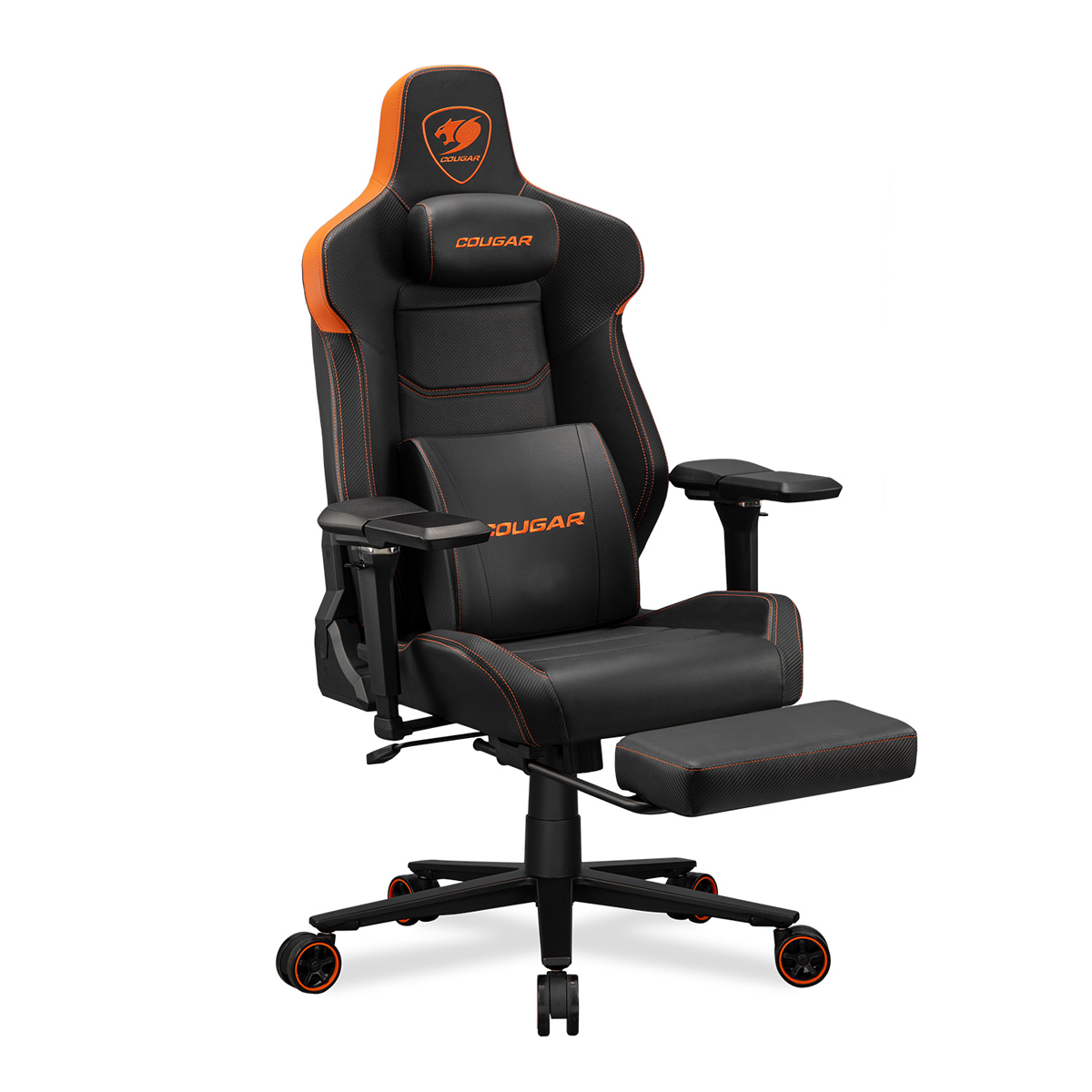 Cougar Armor EVO M 5D Gaming Chair with Adjustable Armrests and Footrest - Ergonomic Racing Style Computer Chair for Office, Home & Esports Gaming Setup