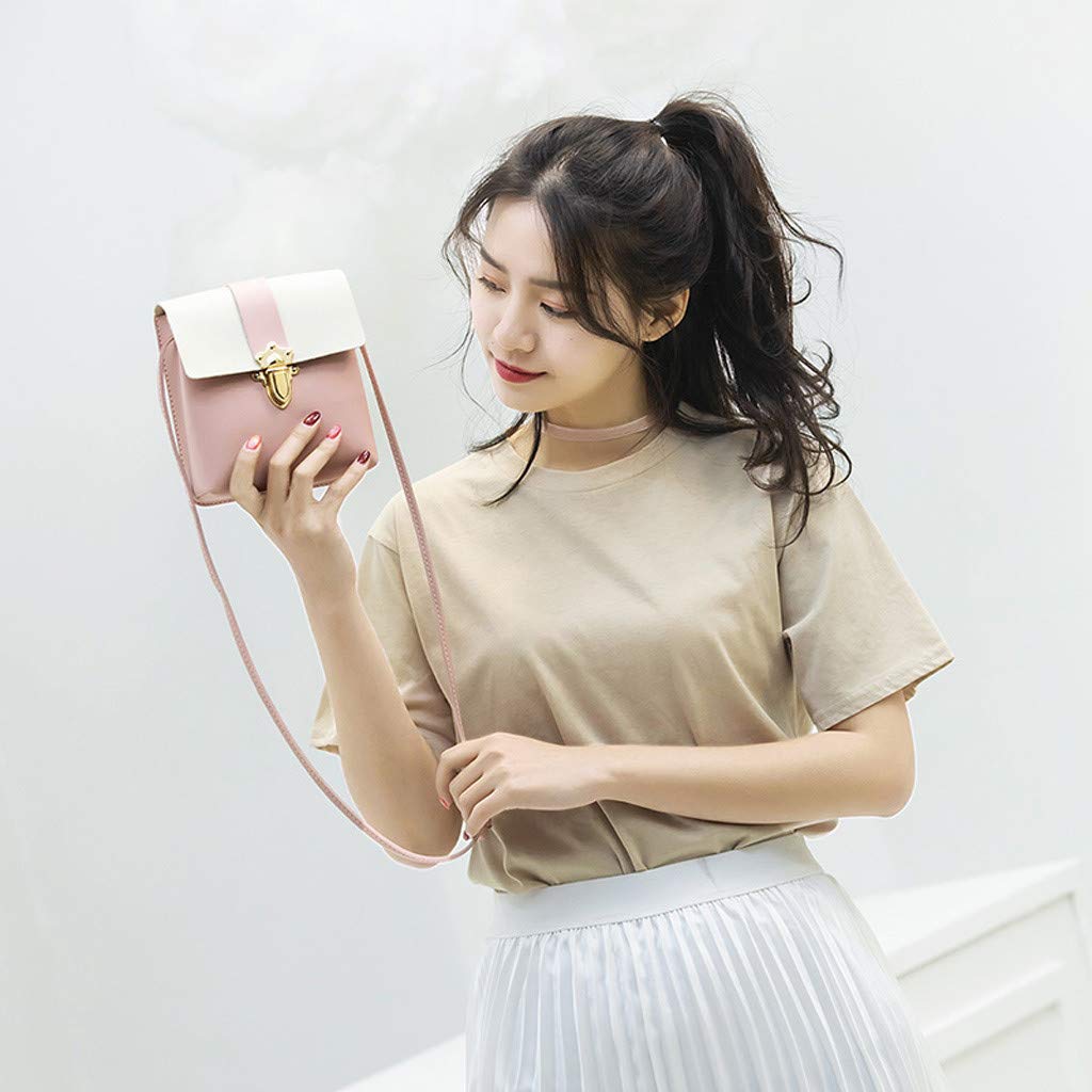 Stylish Women's Leather Crossbody Bag with Plug Lock - Trendy Shoulder Messenger Purse & Coin Wallet for Daily Use, Work, and Travel