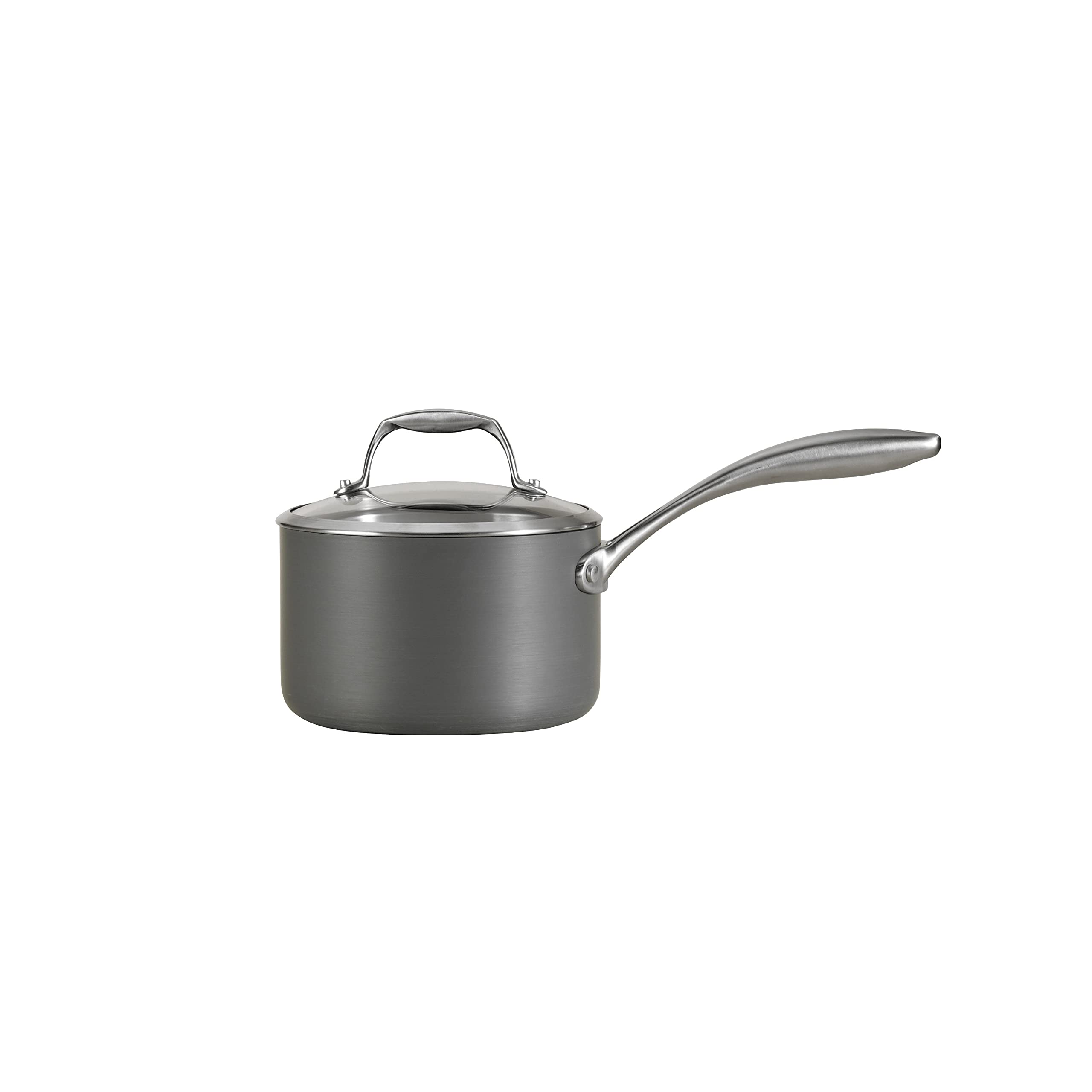 Tramontina 2 Qt Hard Anodized Covered Sauce Pan - Durable Nonstick Cooking Pot for Sauces, Soups & Stews - Perfect for Stovetop & Oven Use