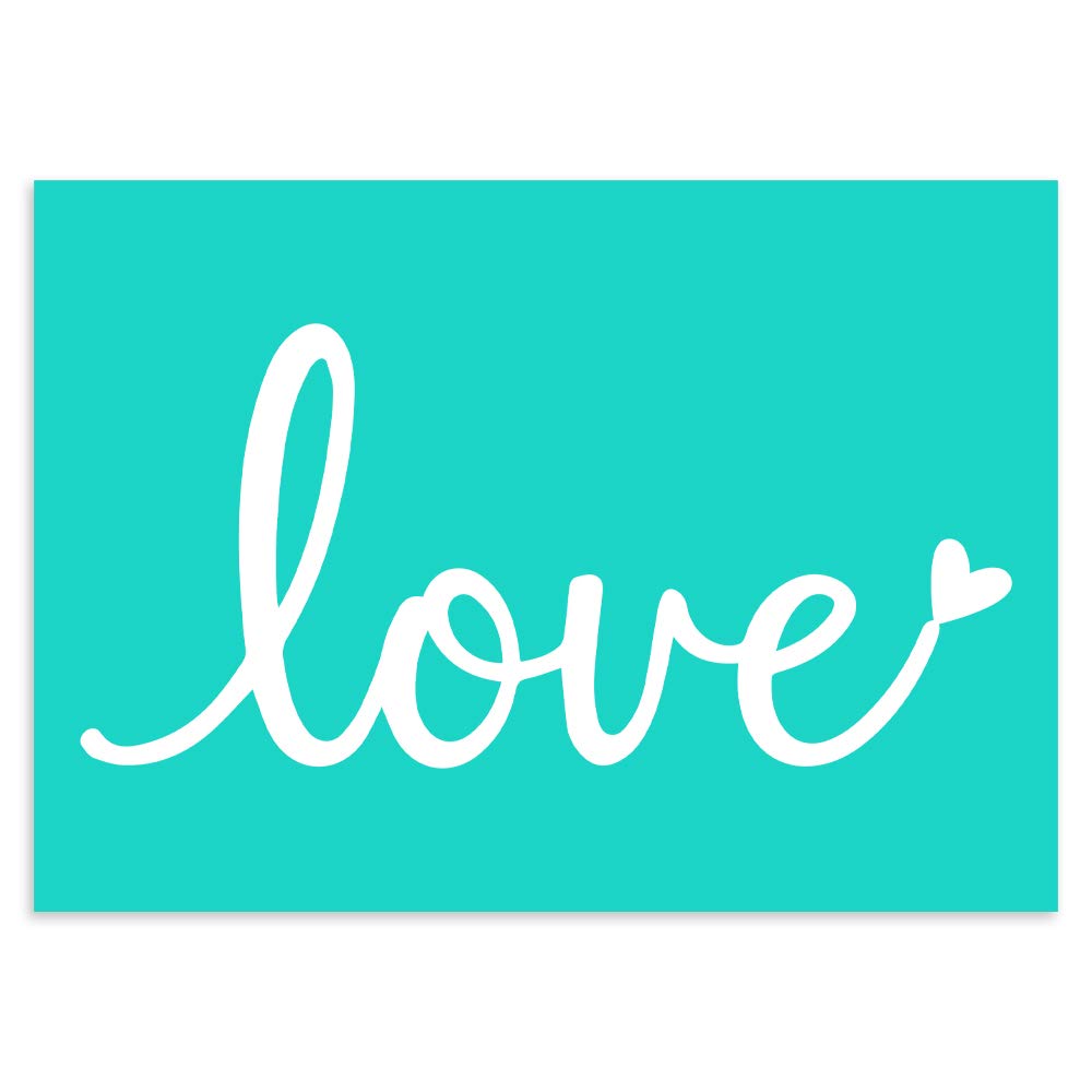5x7 Inch Washable & Reusable Self-Adhesive Chalk Stencils for Silk Screen Printing - Valentine's Day Transfers, Mesh Stencils for DIY Crafts, Home Decor & Fabric Painting