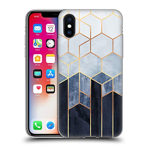 Soft Blue Hexagons