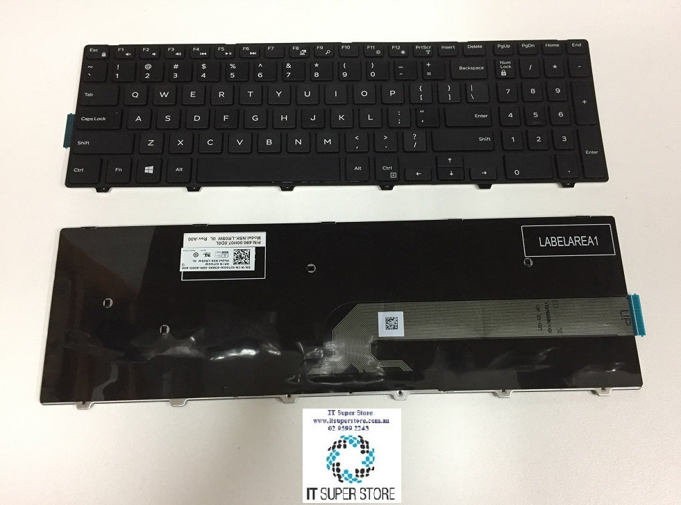 Original Dell Inspiron 15 3000/5000/3567/17 5000 Series Laptop Replacement Keyboard - Compatible with Multiple Models (for Home, Office & School Use)