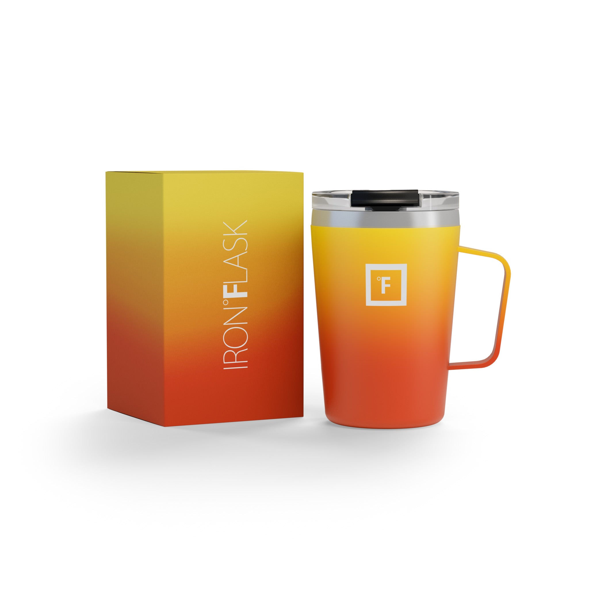 12 Oz Non-Slip Grip Coffee Mug - Insulated Travel Mug for Hot & Cold Drinks - Perfect for Office, Commute, Camping & Outdoor Activities