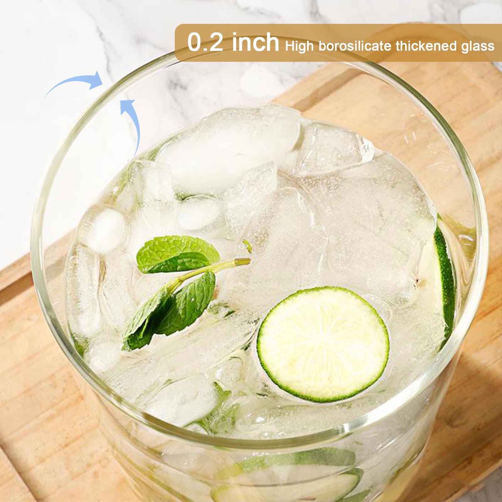 2.9 Gallon Glass Drink Dispenser with Spigot - Large Beverage Dispenser for Parties, Bars & Restaurants | Perfect for Serving Cold & Hot Drinks at Events, Weddings & Catering