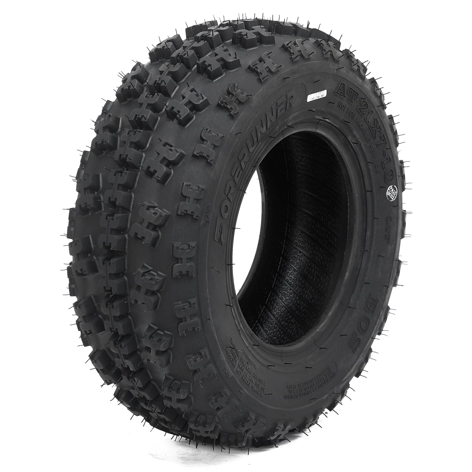 21x7-10 ATV/UTV Tires 6 Ply All-Terrain Off-Road Tires - Set of 2 Heavy Duty Tubeless Tires for Mud, Sand & Trail Riding - Perfect for ATV, UTV, Dirt Bikes & Off-Road Vehicles