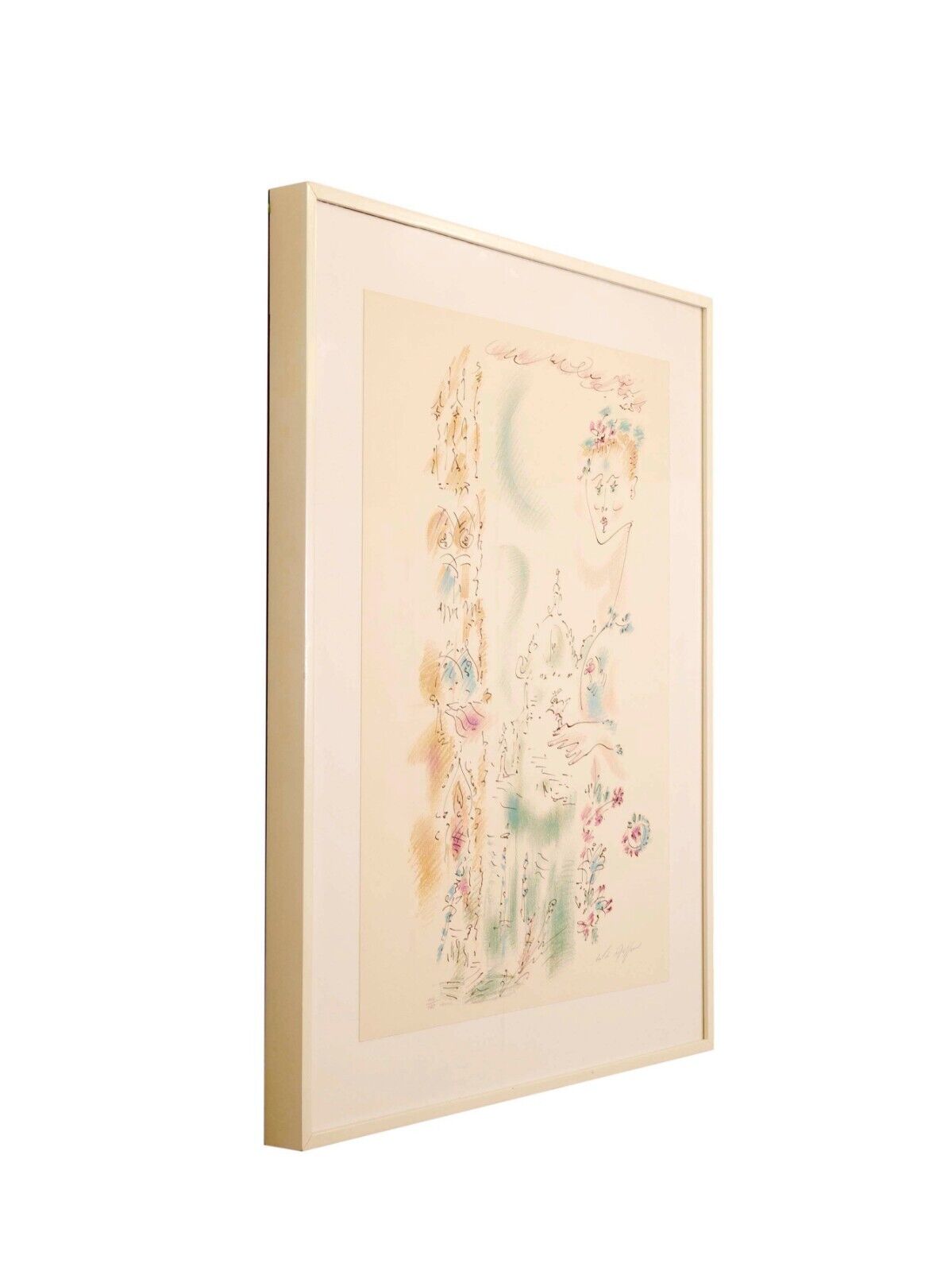 Andre Masson Venise en Fleurs Signed Modern Lithograph on Paper 114/125 Framed Artwork - Perfect for Home Decor, Office Wall Art & Luxury Gift Giving