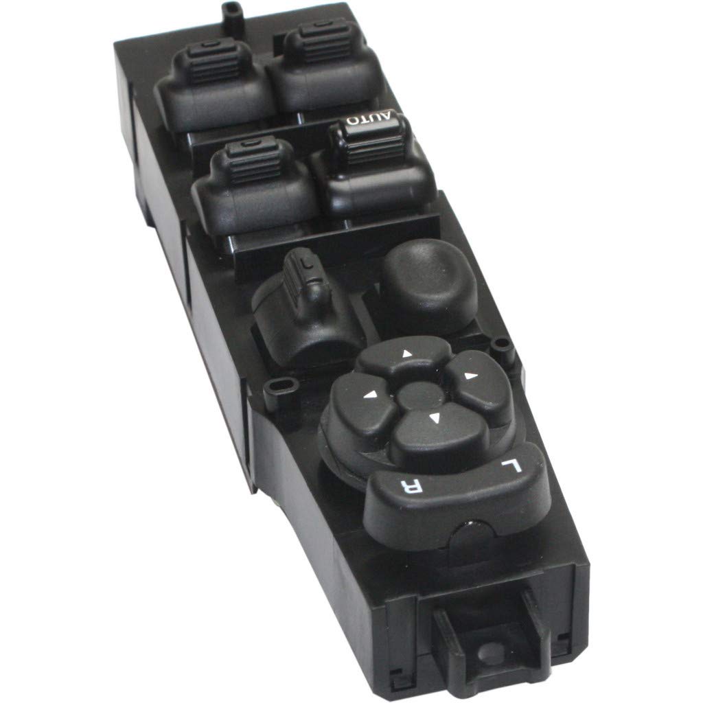 Jeep Cherokee Window Switch 1997-2001 Driver Side Front Left Power Window Control Switch Black 4-Door Replacement Part #56009449AB 56009449AC 68171681AA 68171681AB - Perfect for Jeep Cherokee Repair & Maintenance