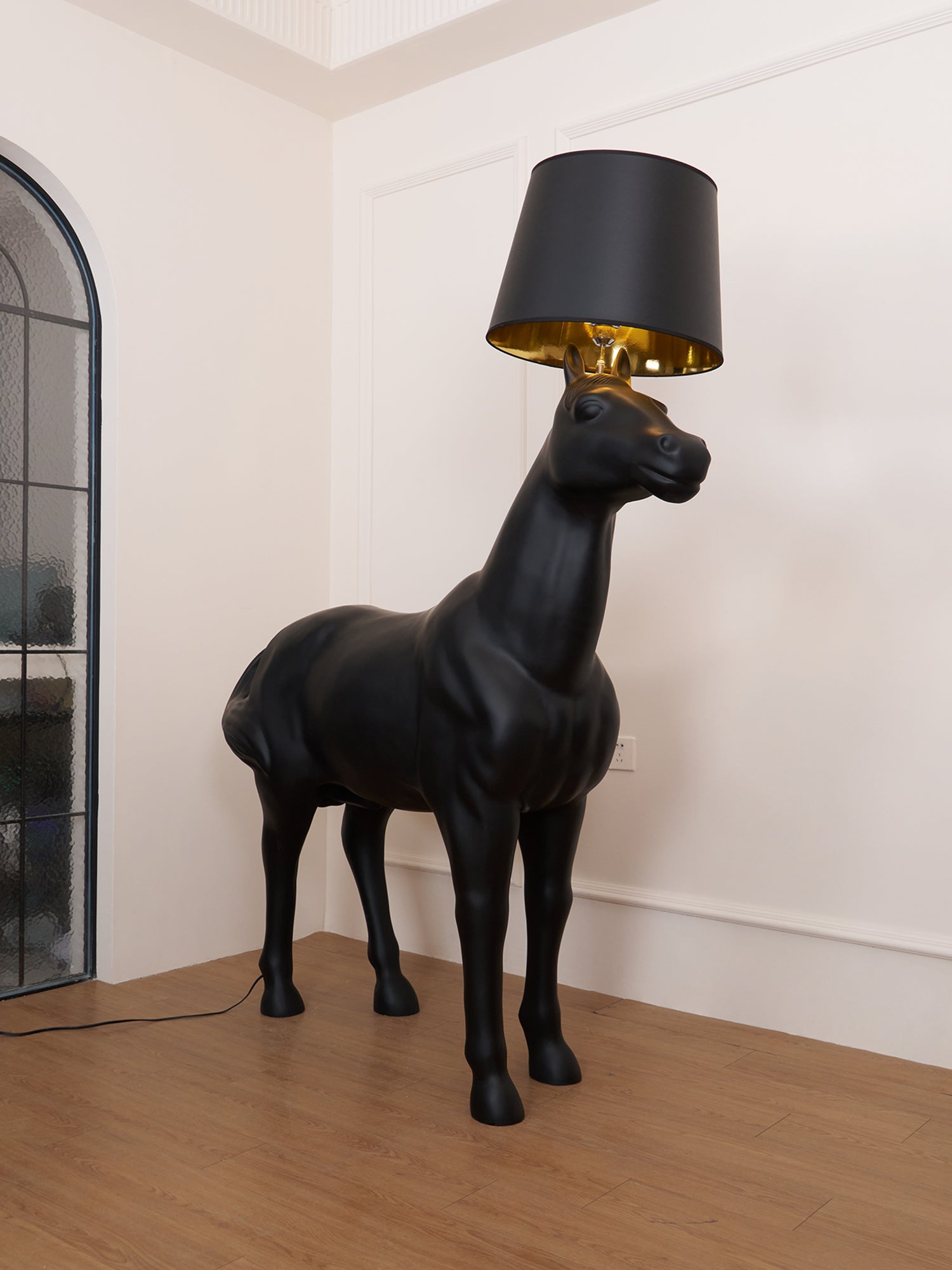 Equine Majesty Floor Lamp - Elegant Horse-Themed Standing Light for Living Room, Bedroom & Office Decor | Perfect for Farmhouse, Rustic & Modern Home Interiors