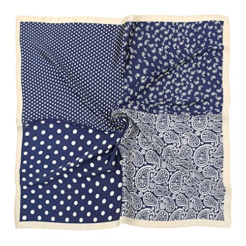 Beige/Dark Blue/White