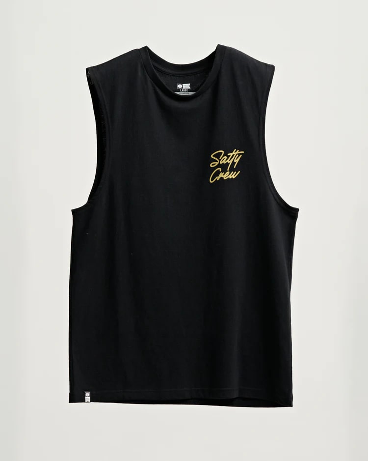 Salty Crew Snapper Muscle Tank for Men - Breathable Quick-Dry Fishing Shirt - Perfect for Summer, Beach, and Outdoor Activities