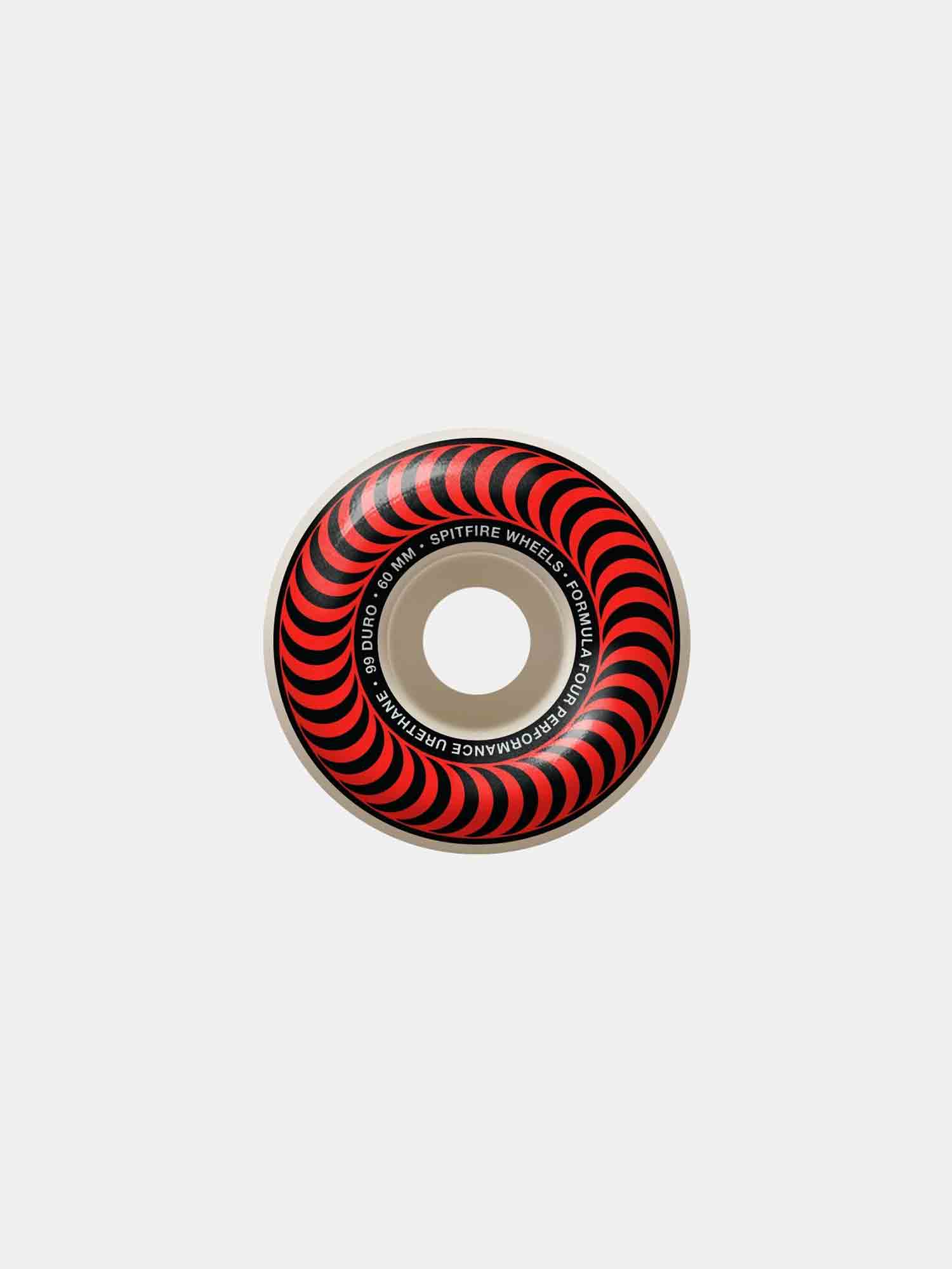Spitfire Formula Four 99D Classic Skateboard Wheels - High Performance for Street & Park Skating - Perfect for Tricks & Smooth Rides