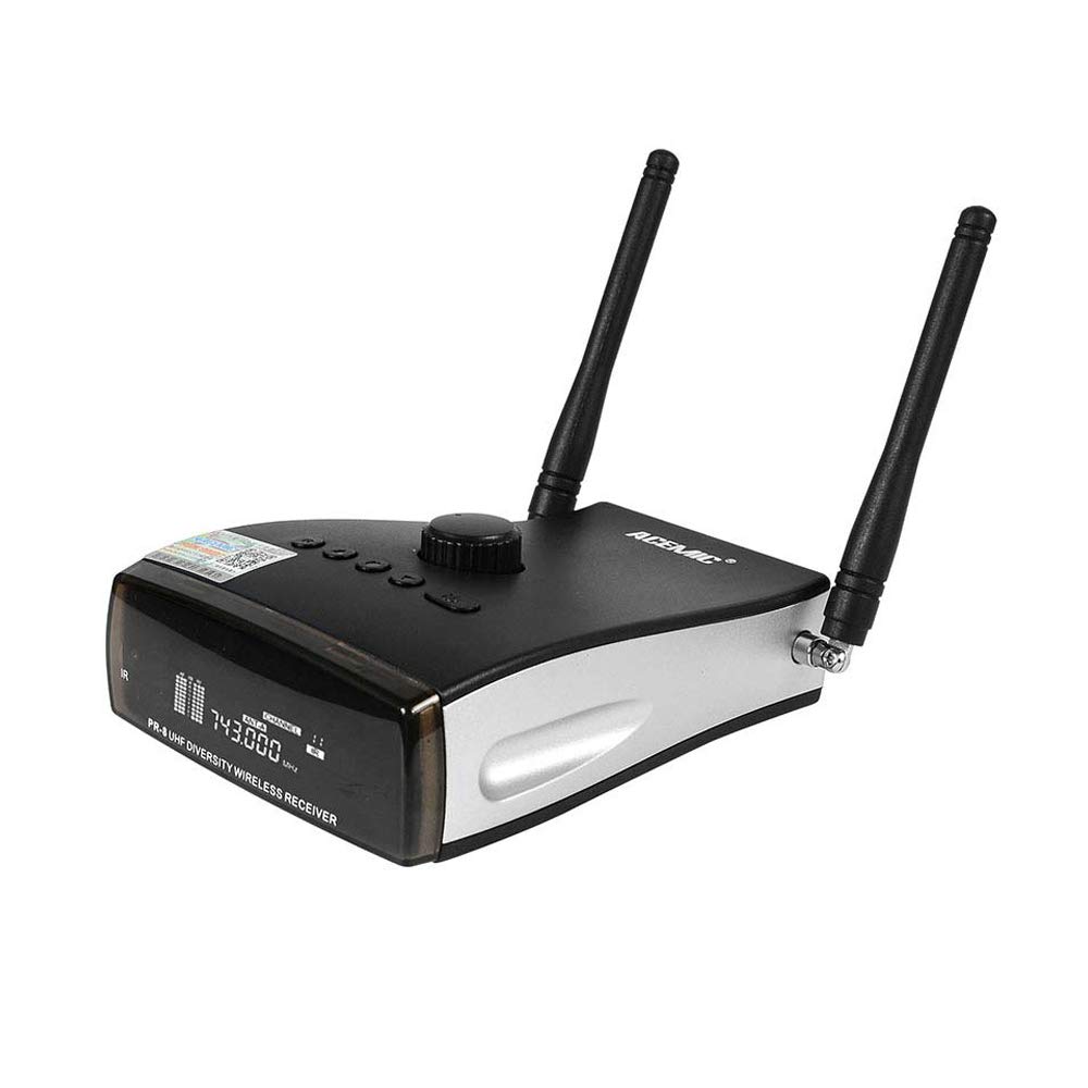ACEMIC PR-8/AT-20 Wireless Microphone System for Accordion - 2.4GHz Digital Wireless Audio Transmission with Clear Sound | Perfect for Live Performances, Church Services & Music Practice
