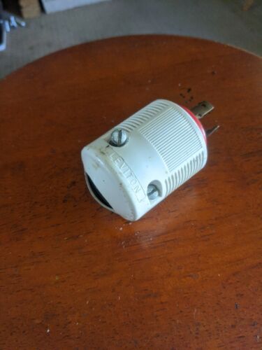 Leviton 20 Amp 125V NEMA L5-20P Twist Lock Plug - Heavy Duty 2 Pole 3 Wire Power Connector for Generators, RVs, and Industrial Equipment