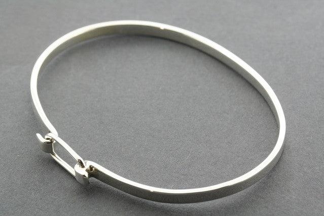 Sterling Silver Adjustable Bangle Bracelet for Women - Elegant Stackable Jewelry for Everyday Wear & Special Occasions