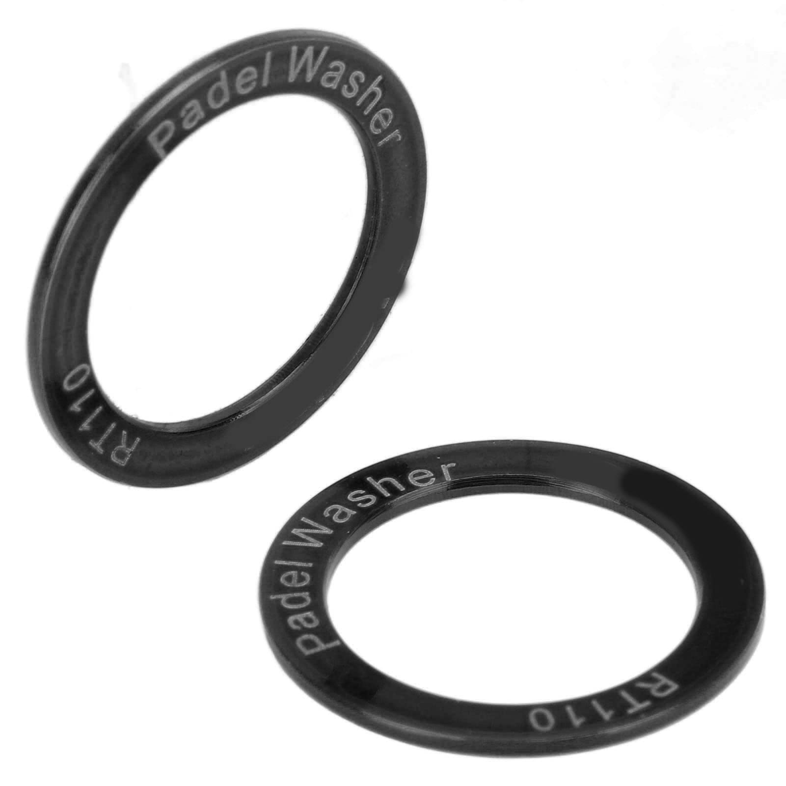 VBESTLIFE 2Pcs Rustproof Alloy Extended Bike Pedal Washers - Durable Pedal Gasket for Mountain Bikes & Road Bikes - Perfect for Cycling, Commuting & Outdoor Adventures