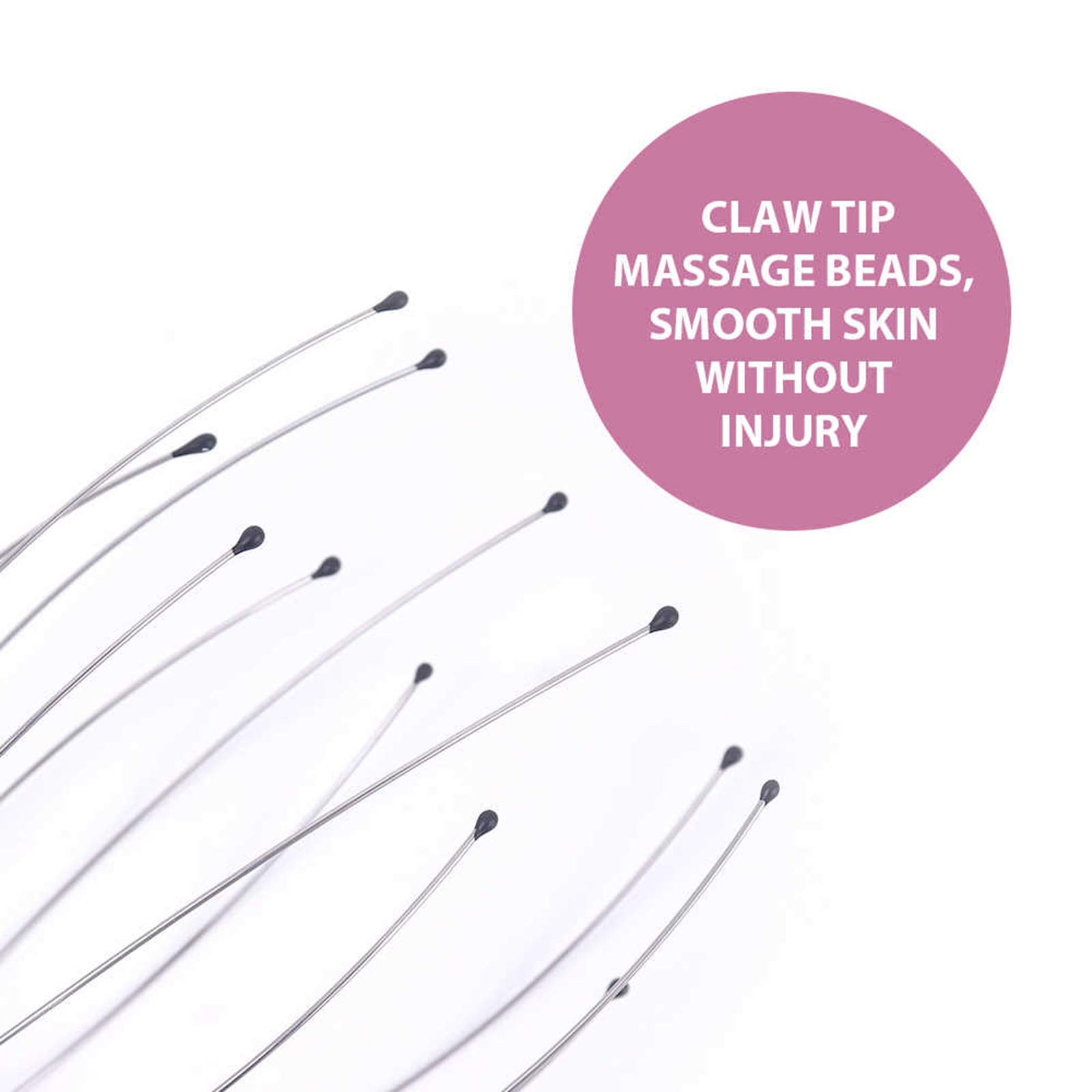 Anself Electric Scalp Massager - Portable Head Massager for Relaxation, Stress Relief & Hair Growth - Handheld Scalp Stimulator for Men & Women - Perfect for Home, Office & Travel Use