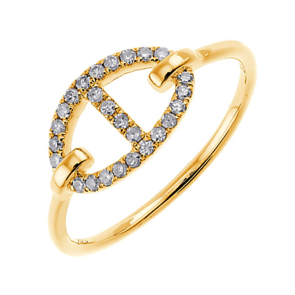 10K Yellow Gold Diamond Ring (1/5 CTW) - Elegant Solitaire Ring for Engagement, Anniversary & Special Occasions