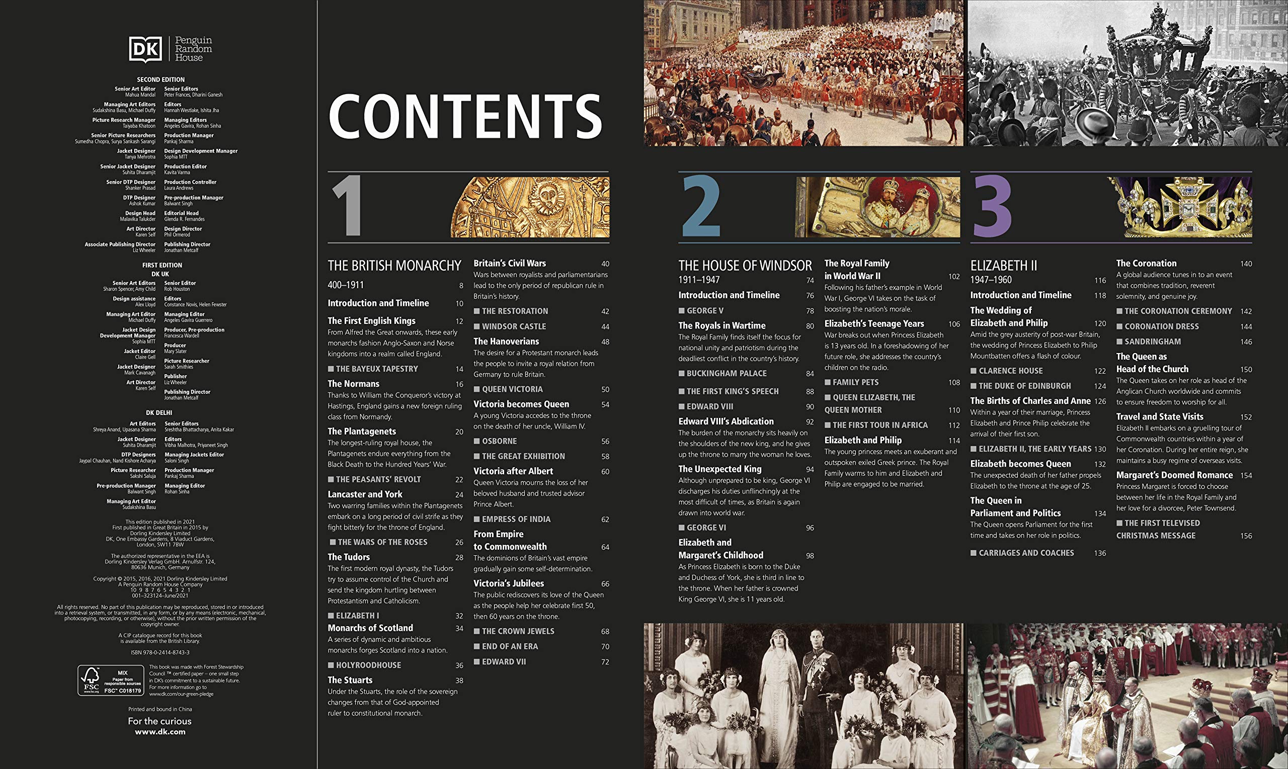 Queen Elizabeth II and the Royal Family: A Glorious Illustrated History Book | British Monarchy Timeline & Royal Events | Perfect for History Buffs & Royal Family Fans