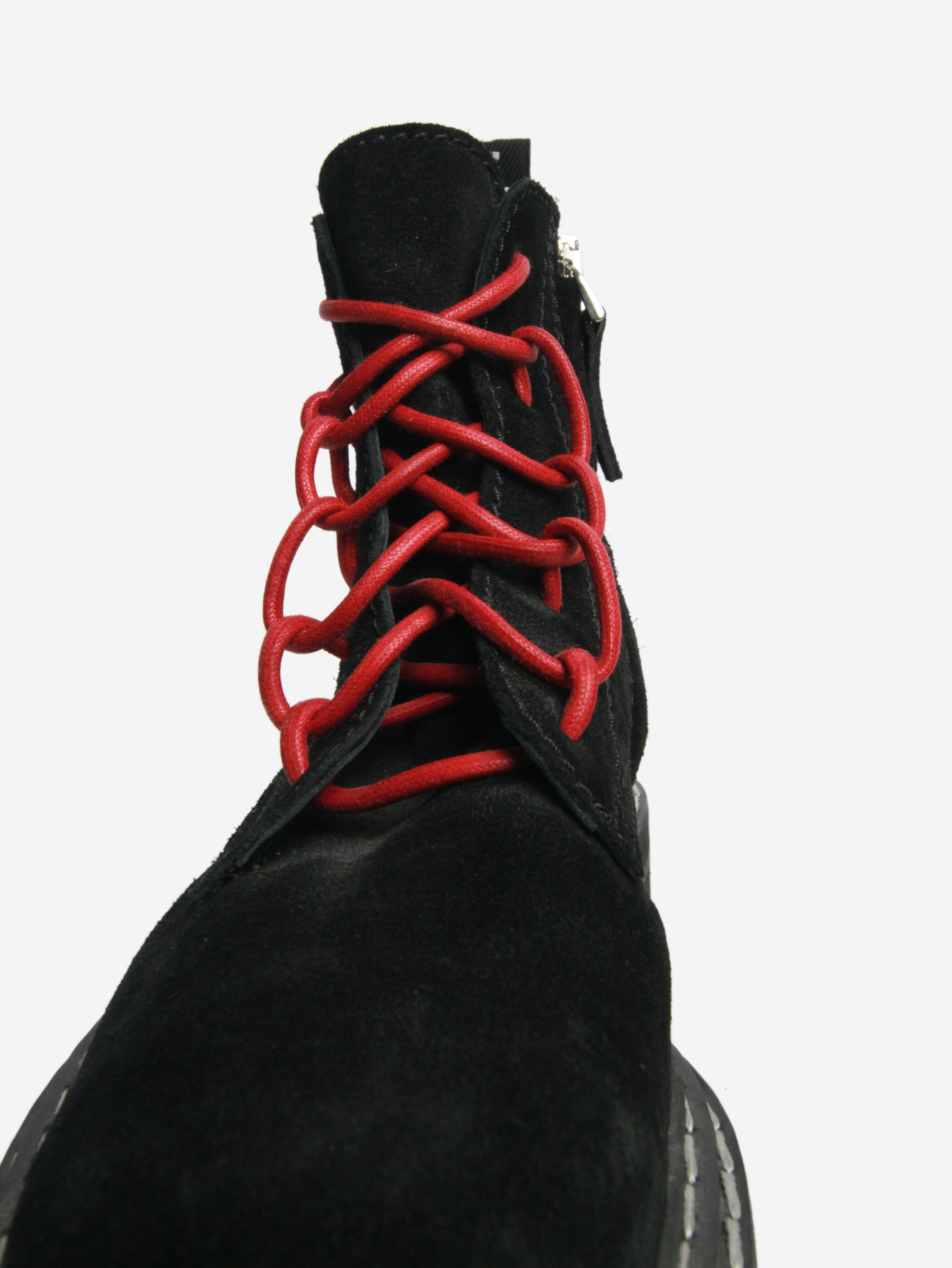 Stylish Black Suede Ankle Boots with Double Stitching - Women's Size EU 37.5 (US 7.5) - Perfect for Fall Fashion, Office Wear & Casual Outings