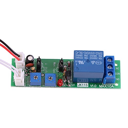 Adjustable 12V DC Timer Relay Switch Module - 0-24 Hours Timing Control for Machines & Automation (Ideal for Industrial Equipment, Home Automation, DIY Projects)