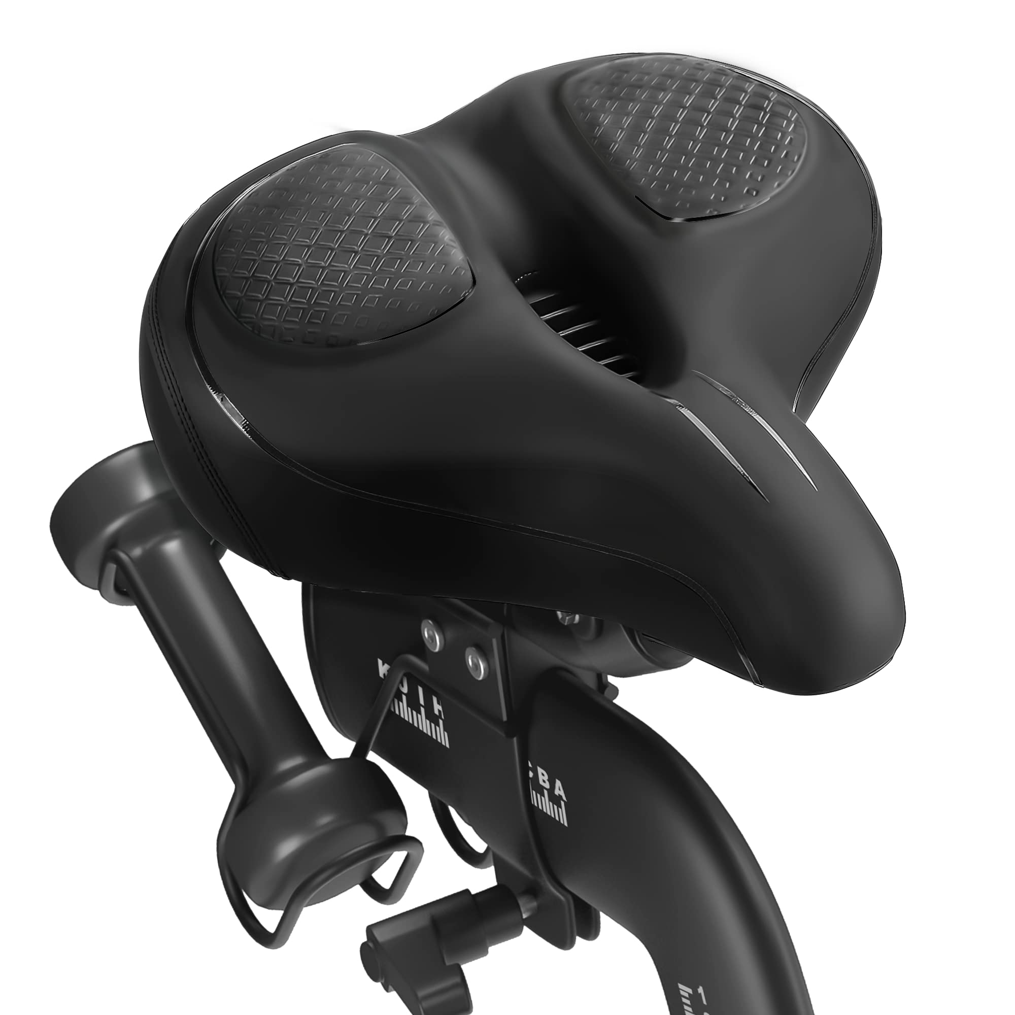 **Extra Wide Bike Seat Cushion for Peloton Bike & Bike+ - Comfortable Replacement Saddle for Spin, Road & Exercise Bikes - Ergonomic Design for Men & Women - Perfect for Indoor Cycling & Long Rides**