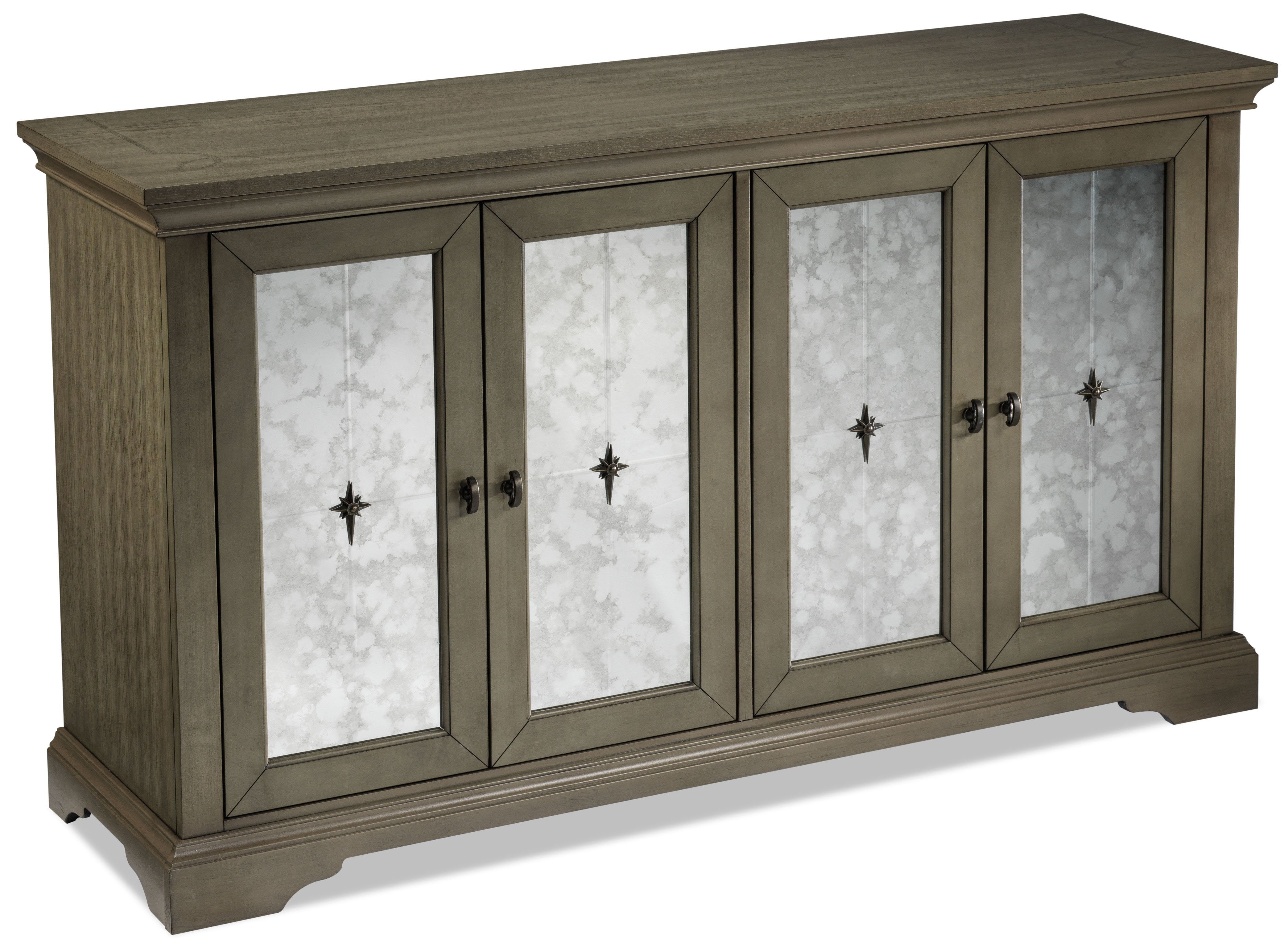 Premium Oak Cleopatra Server - Elegant Dining Room Buffet Sideboard for Formal Entertaining & Storage