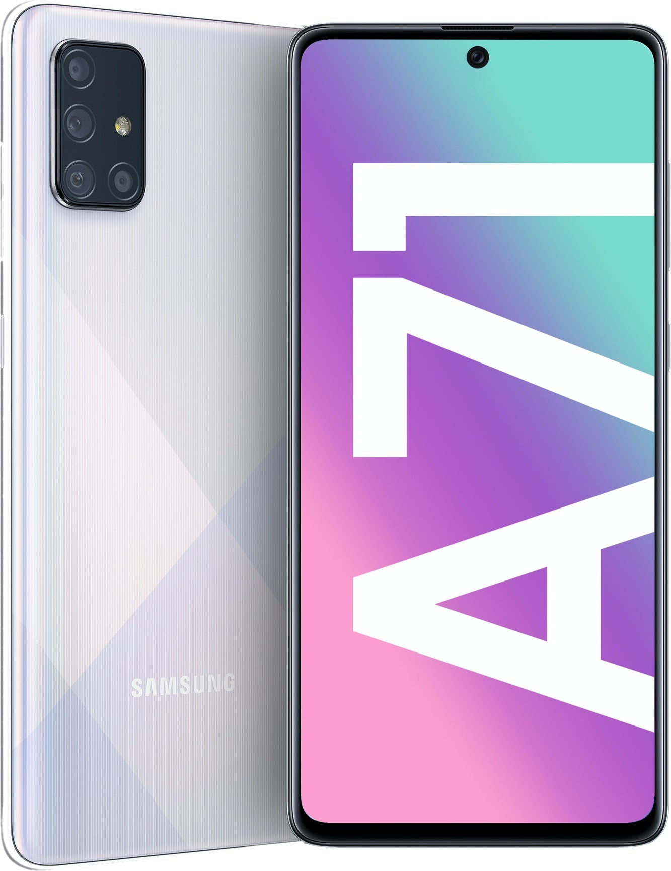 Samsung Galaxy A71 128GB GSM Unlocked Smartphone - Silver | 6.7
