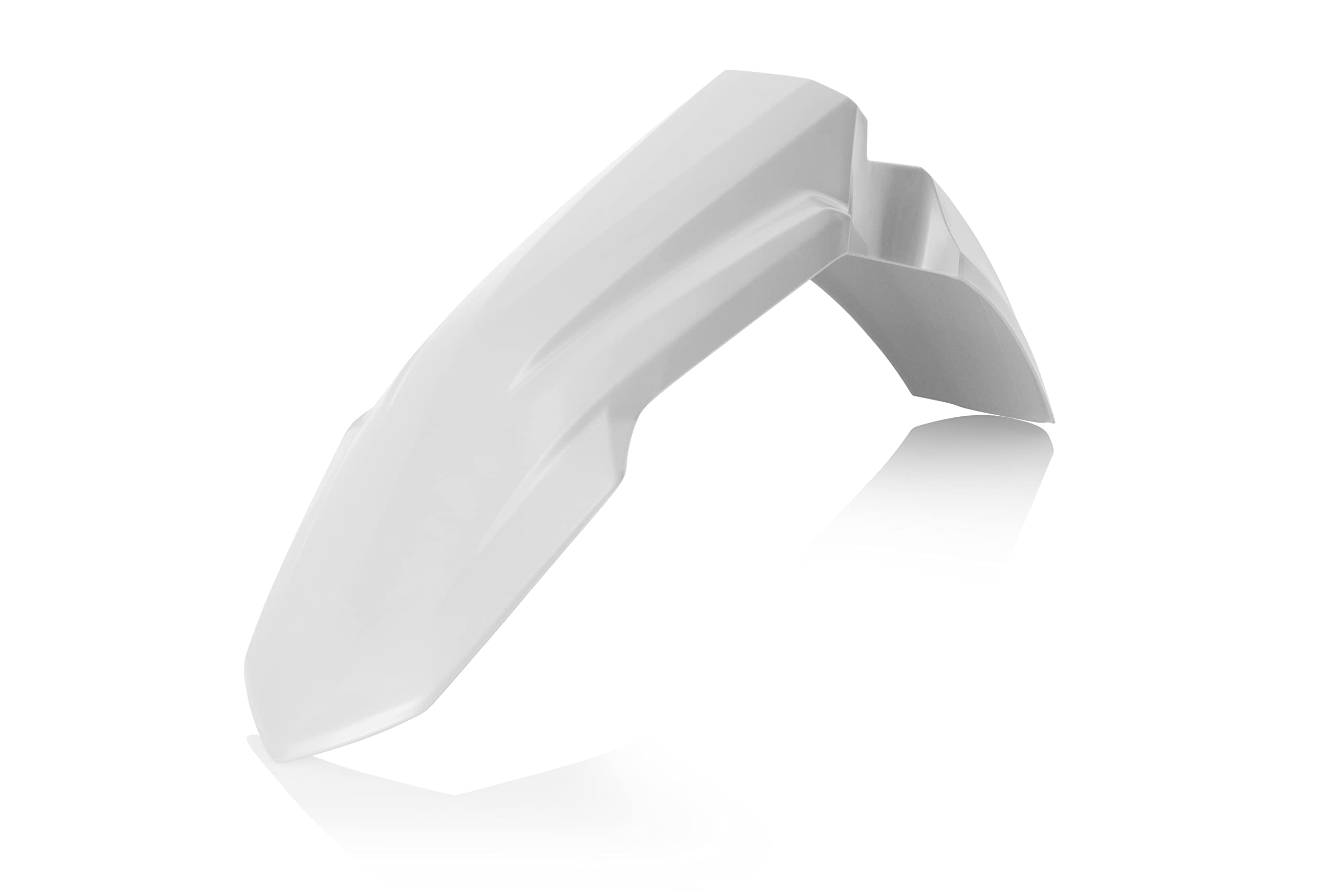 Acerbis White Front Fenders for Honda Motorcycles - Durable Plastic Replacement Part (2858840002) | Perfect for Off-Road, Trail Riding & Motocross Adventures