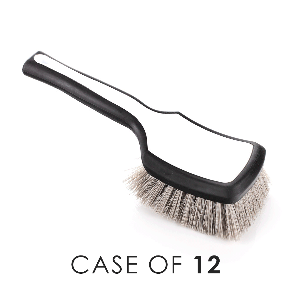 ProGrip Heavy Duty Tire Brush with Case - Premium Car Wheel Cleaning Tool for Auto Detailing & Maintenance - Perfect for Cars, Trucks, SUVs & Motorcycles