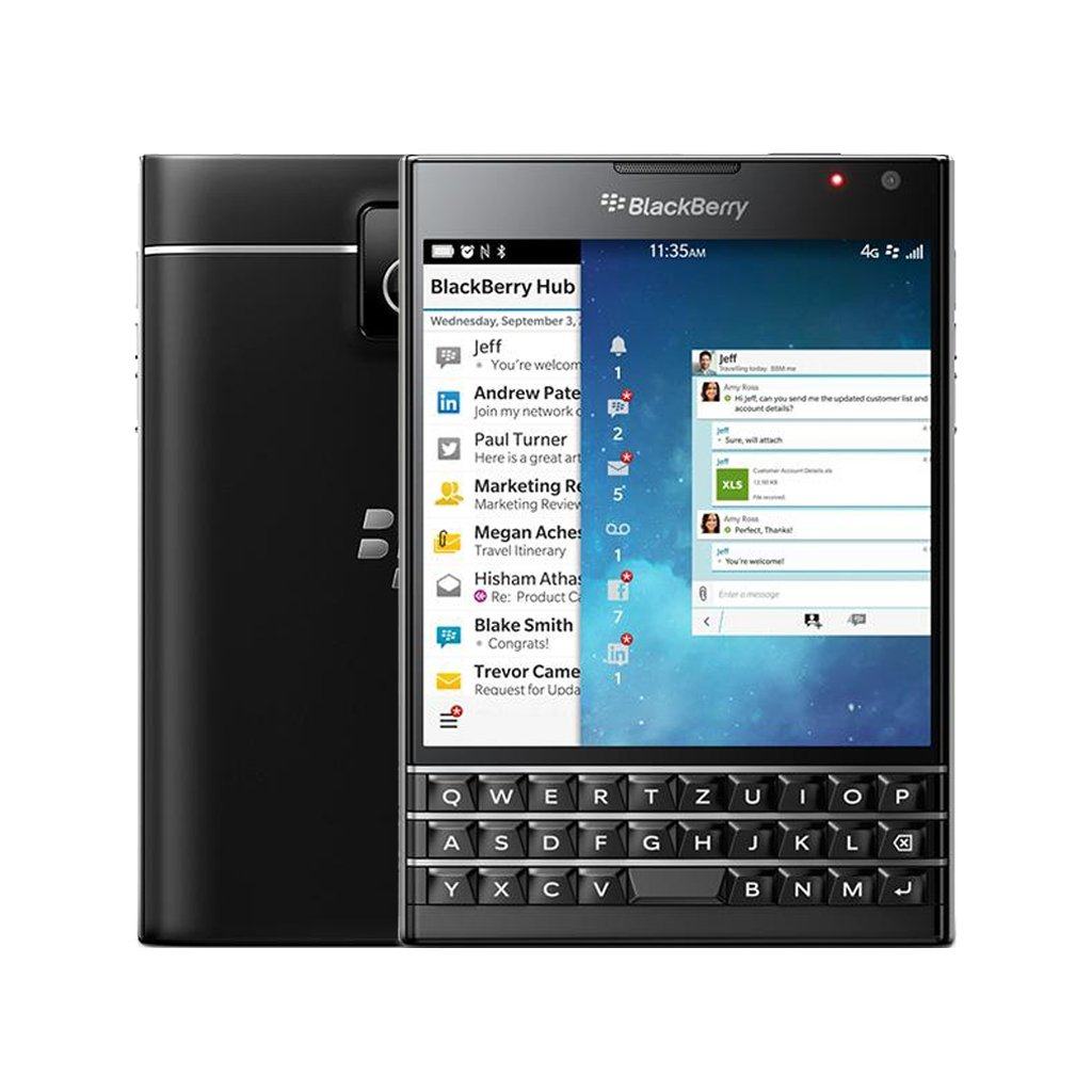 Original BlackBerry Passport Smartphone - Unlocked GSM Android Business Phone with 4.5
