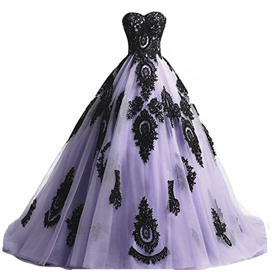 Elegant Sweetheart Neckline Quinceanera Dress 2023 - Lace Applique Ball Gown for Weddings, Prom & Special Occasions | AL034 | Perfect for Quinceañeras, Weddings, Prom Nights & Formal Events