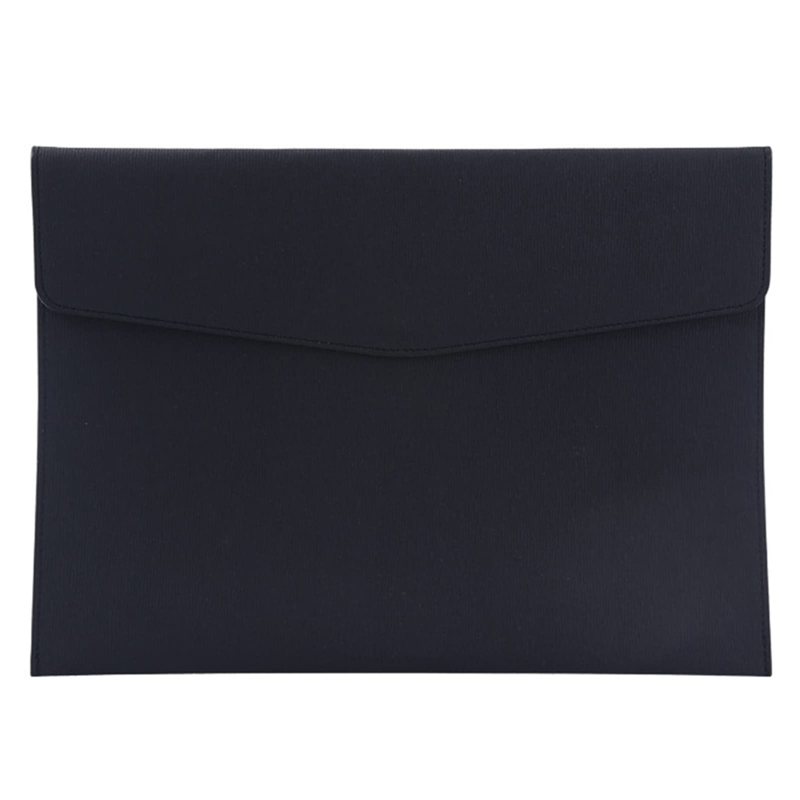 Premium Faux Leather Expanding File Folder with Snap Closure - A4 Size (12.99