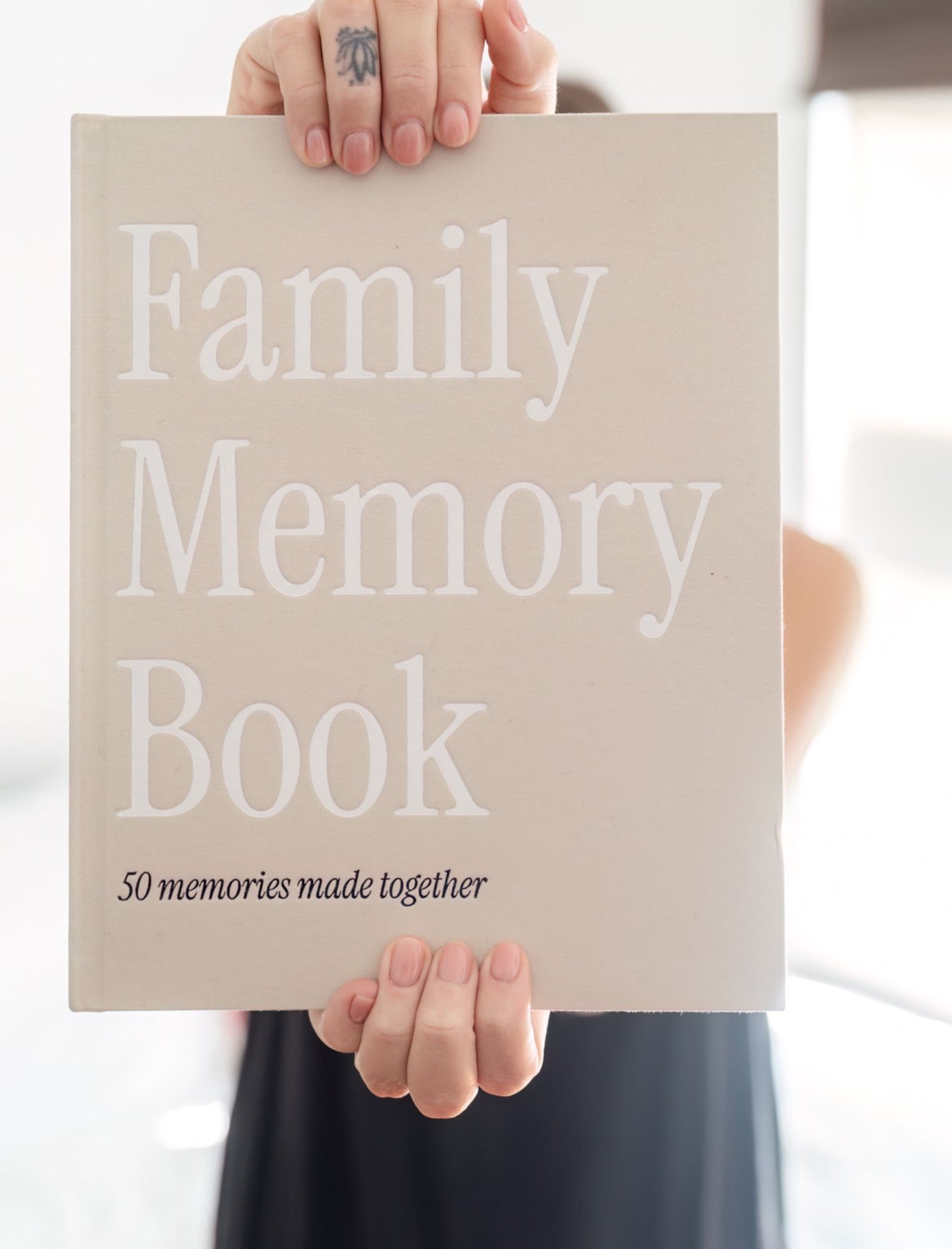Family Memory Book: Capture 50 Precious Moments Together - Perfect for Scrapbooking, Gifts & Cherished Keepsakes