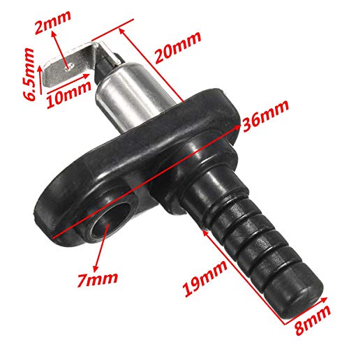 2Pcs Universal Adjustable Car Truck Boat Hood Door Alarm Bonnet Switch Pin - Waterproof Vehicle Security Sensor for Auto, Marine & RV Protection