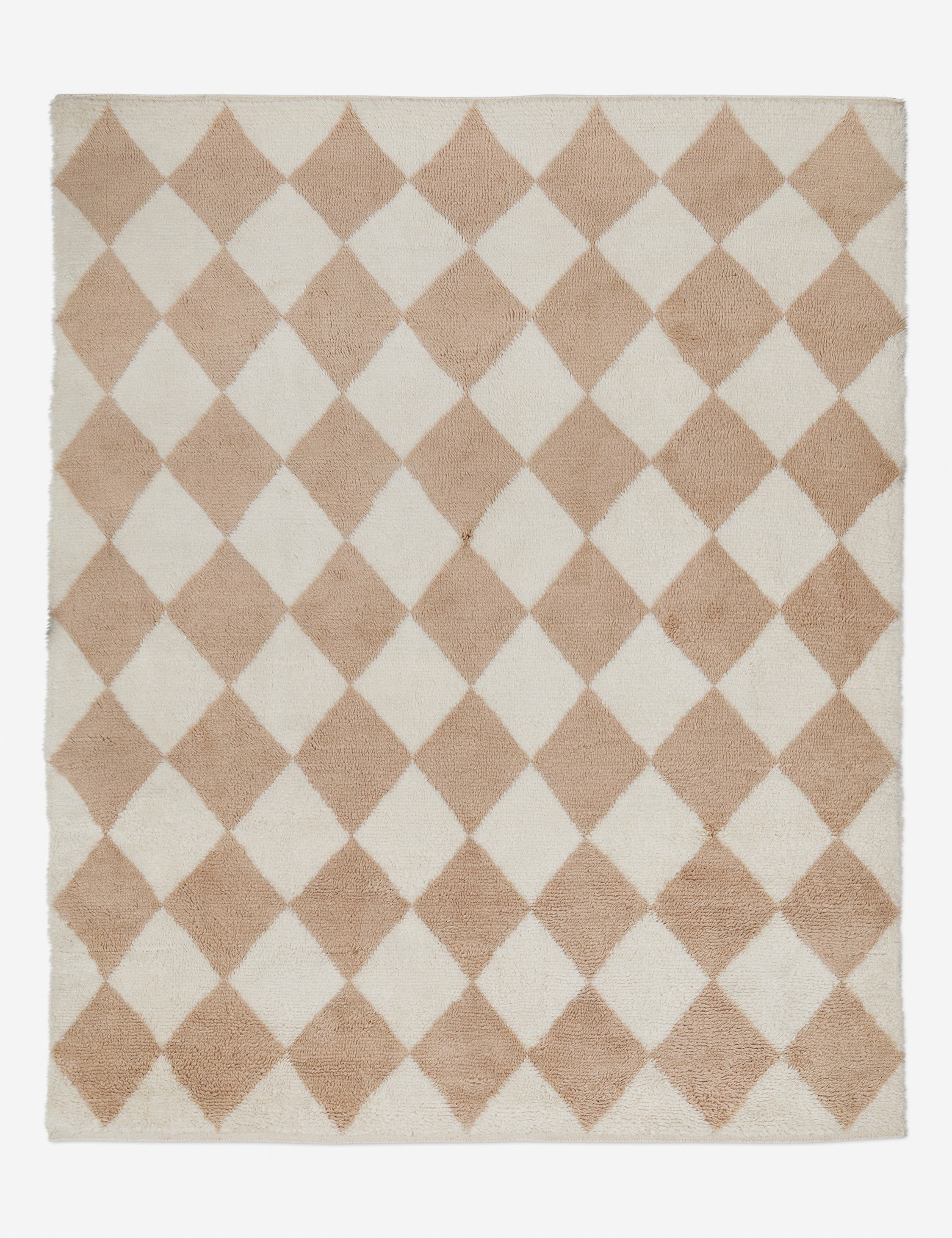 Hand Knotted Wool Moroccan Shag Rug - Soft & Durable Boho Chic Area Rug for Living Room, Bedroom, Nursery - Perfect for Cozy Home Decor & Modern Interior Design