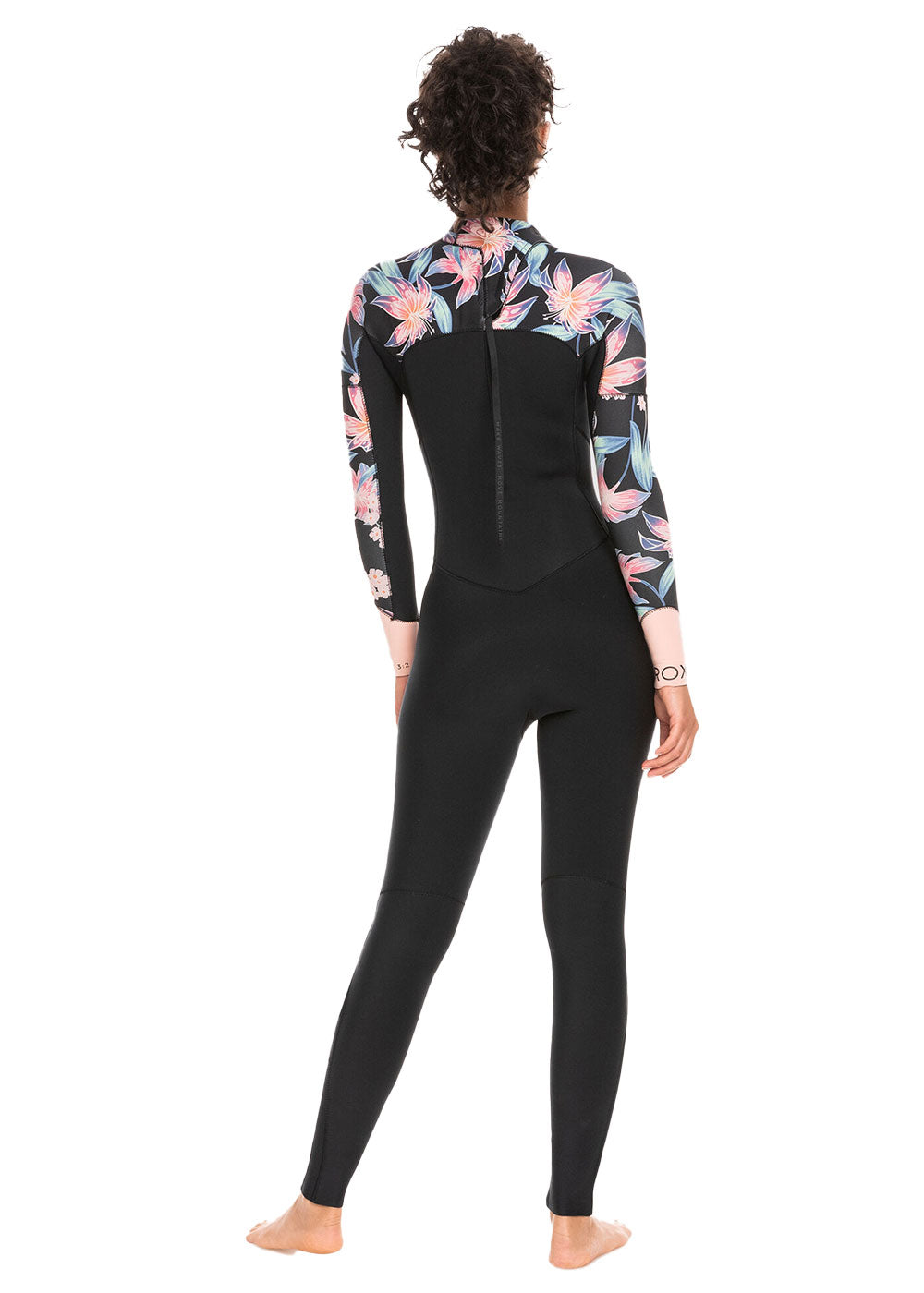 Roxy Women's 3/2mm Swell Series Back Zip Steamer Wetsuit - Perfect for Surfing, Diving & Water Sports
