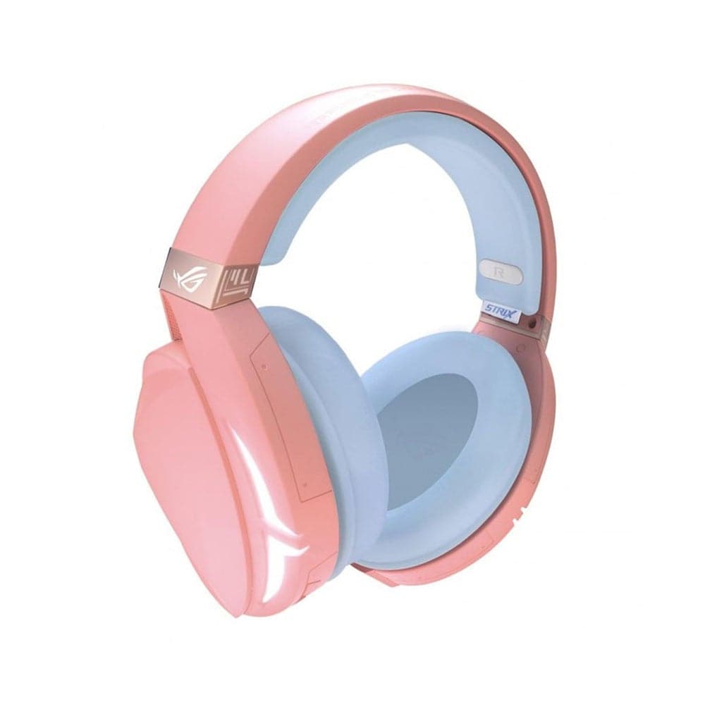 ASUS ROG Strix Fusion 300 Pink Gaming Headset with Crown Design - 7.1 Surround Sound, 50mm Drivers, RGB Lighting for PC/PS4/Xbox - Perfect for Competitive Gaming & Streaming (2-Year Warranty)