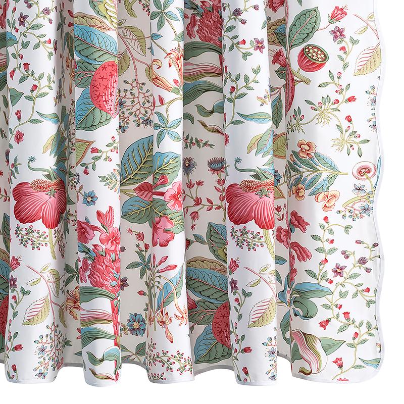 Matouk Schumacher Pomegranate Shower Curtain - Waterproof Bathroom Decor with Elegant Pomegranate Pattern - Perfect for Modern & Luxury Bathrooms