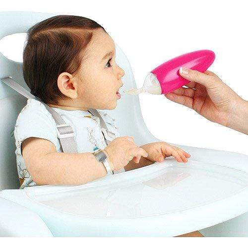 Boon SQUIRT Baby Food Dispensing Spoon - Perfect for Mess-Free Feeding On-The-Go, Travel & Home Use