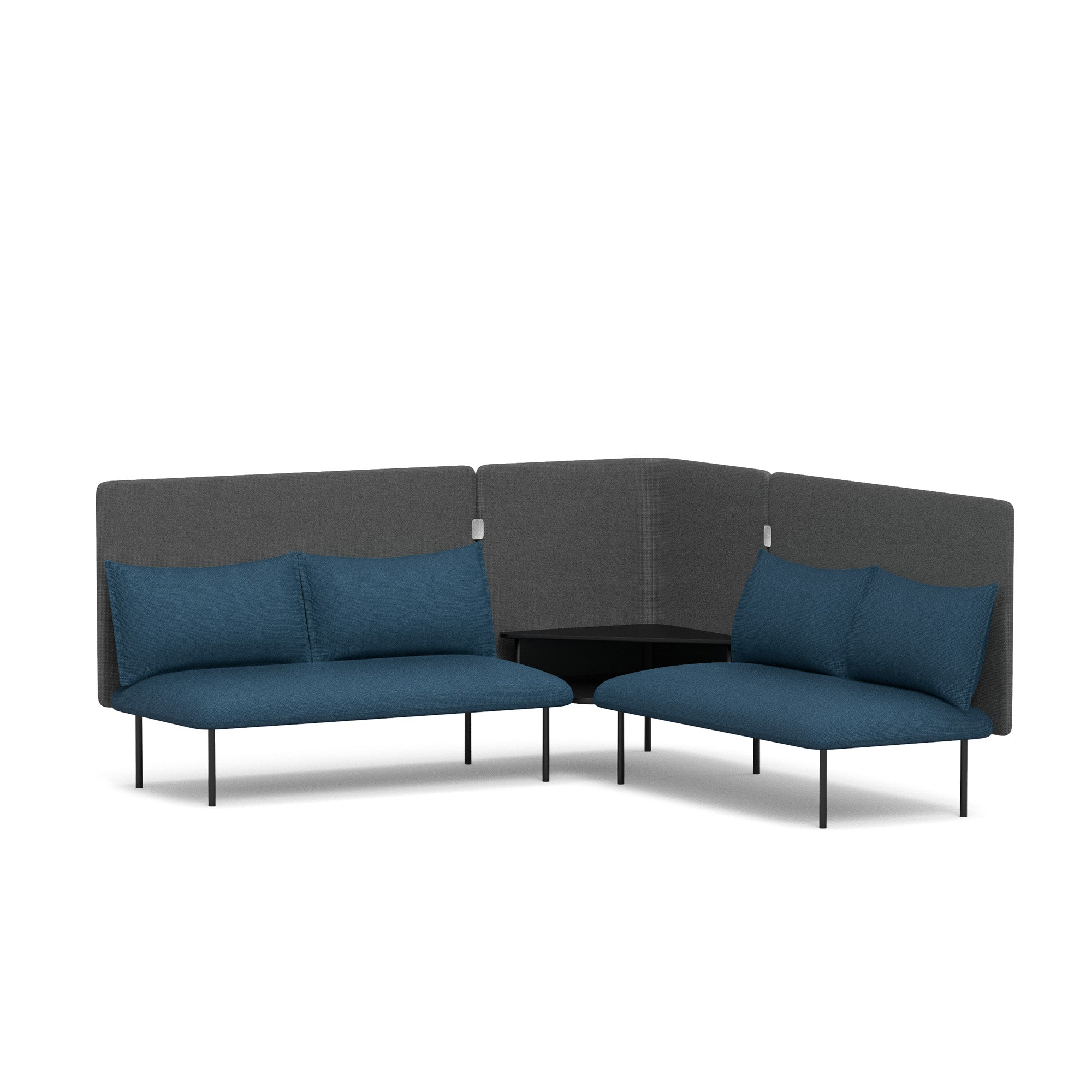QT Adaptable Corner Lounge Sofa - Modular Sectional Couch for Small Spaces | Perfect for Living Room, Apartment & Home Theater Seating