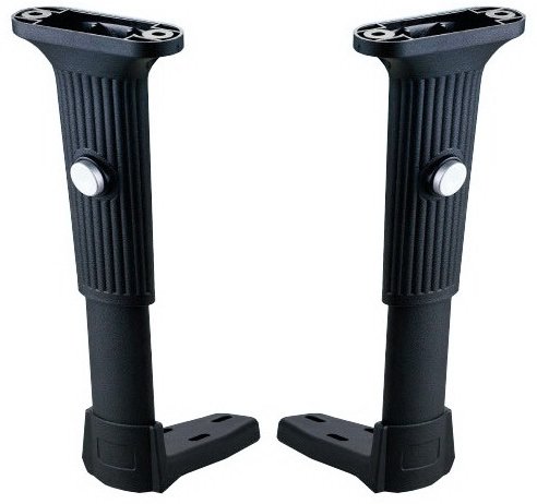 Adjustable Arm Rest Black for Office Chair - 7 Levels of Height Adjustment - Ergonomic Support for Long Hours of Work, Gaming, and Home Office Use
