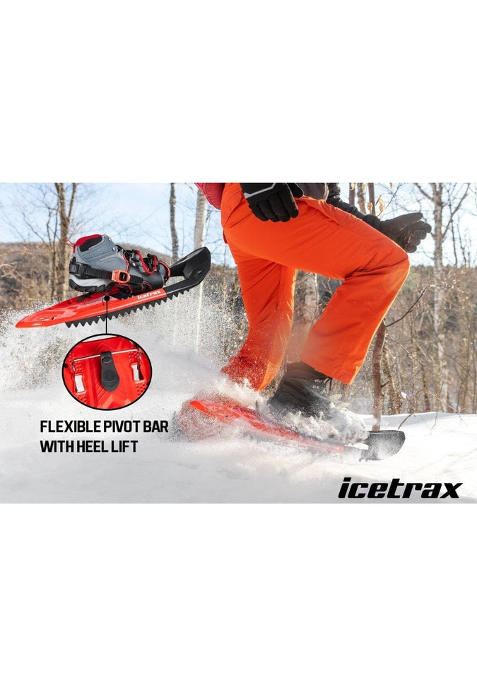 IceTrax Snow Shoes for Men & Women - Lightweight Winter Traction Cleats for Hiking, Running & Walking on Ice & Snow - Perfect for Outdoor Adventures & Winter Sports