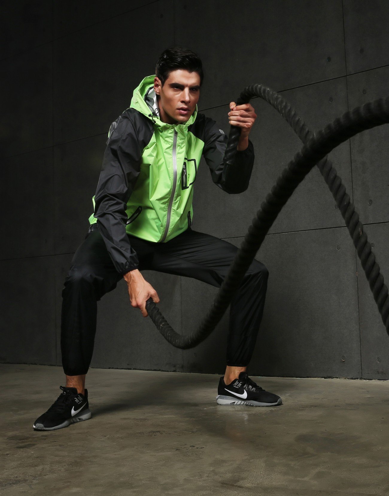 Men's Sauna Suit for Weight Loss & Fitness - Zippered Sweat Hoodie & Pants Set for Outdoor Sports, Running, Gym Workouts - Thermal Long Sleeve Jacket for Detox & Sweat Training